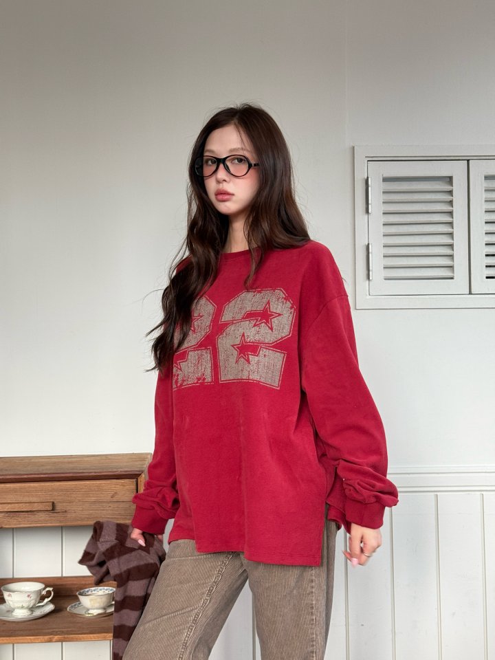 Baguette - Korean Women Fashion - #womensfashion - Peach 22 Brushed Lining Tee - 11