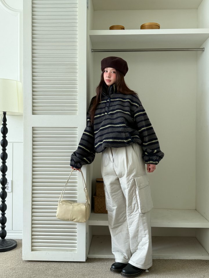 Baguette - Korean Women Fashion - #womensfashion - Pocket Padded Pants - 6