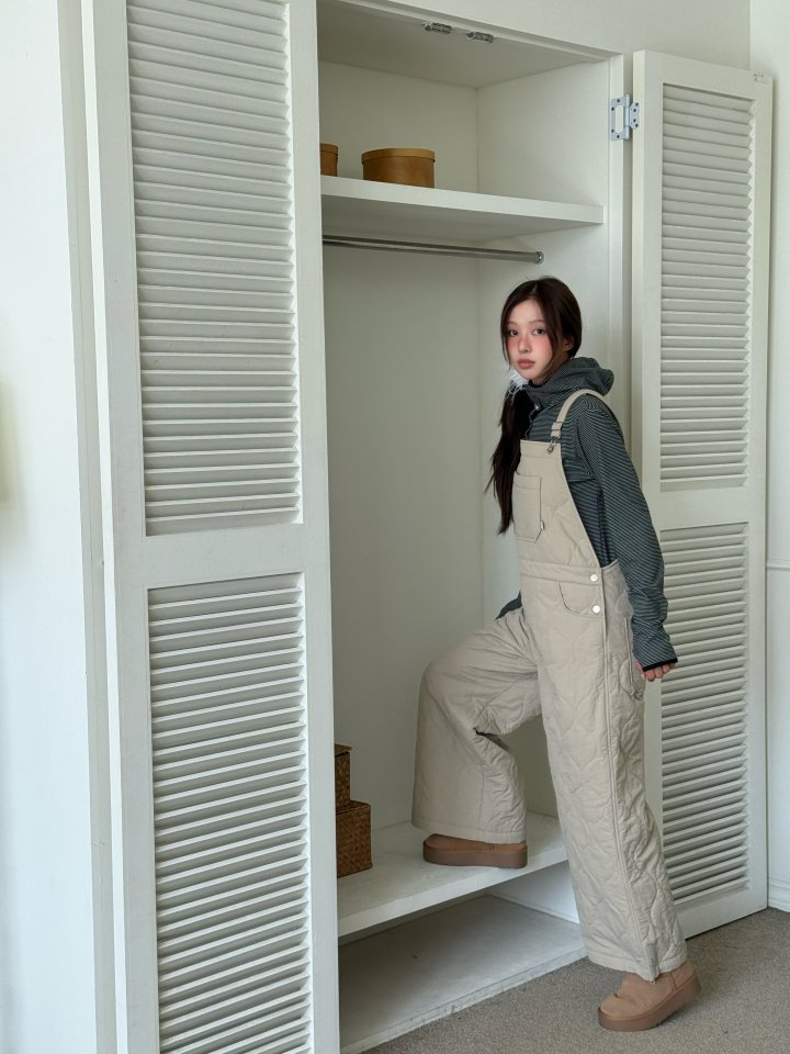 Baguette - Korean Women Fashion - #momslook - Padded Jumpsuit - 4
