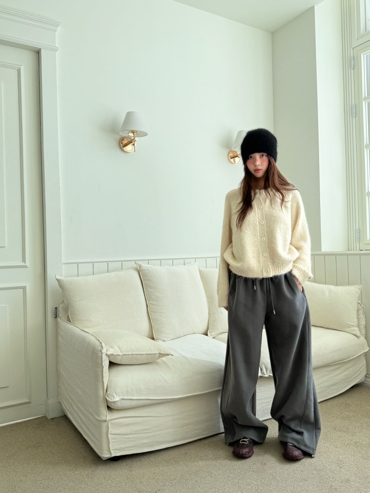 Baguette - Korean Women Fashion - #womensfashion - Wide Double Fleece Two Way Jogger Pants - 2