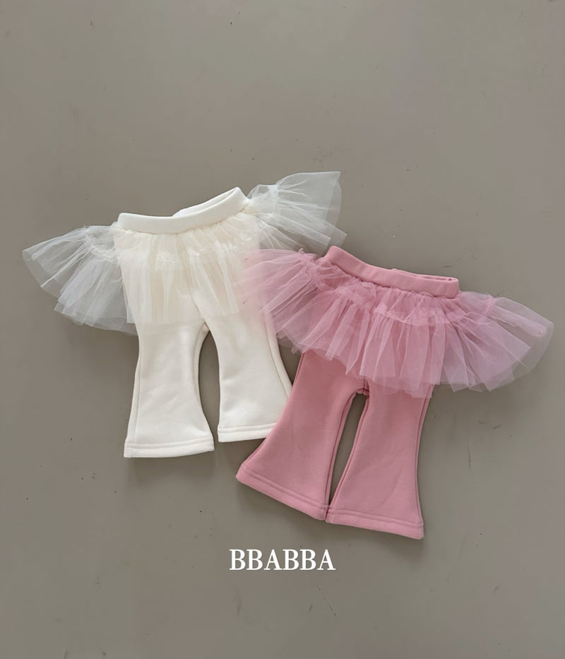 Bbabba - Korean Baby Fashion - #babyclothing - Ballerina Mink Skirt Leggings (Bebe)