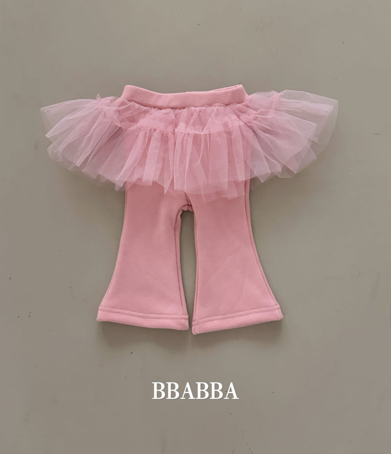 Bbabba - Korean Baby Fashion - #babyfashion - Ballerina Mink Skirt Leggings (Bebe) - 2