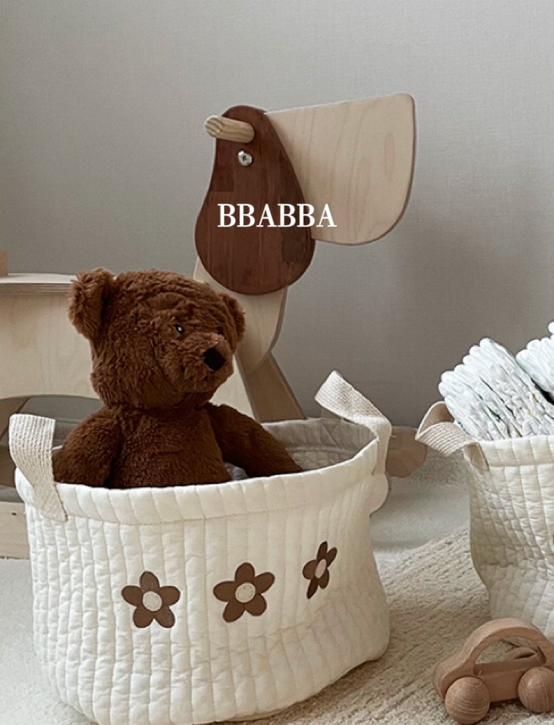 Bbabba - Korean Baby Fashion - #babyfever - Quilted Embroidered Bag
