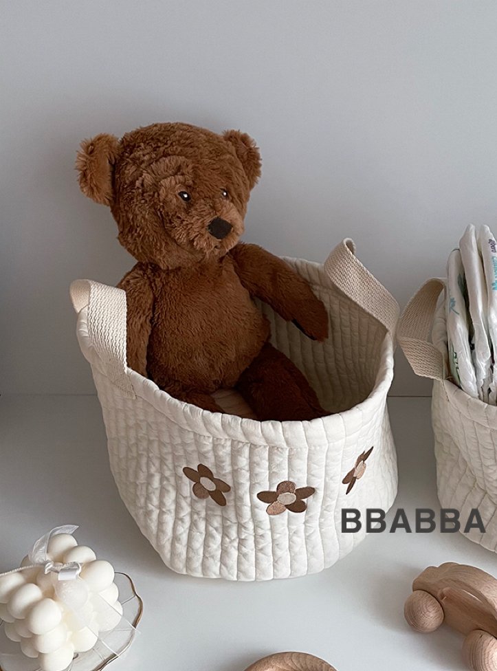 Bbabba - Korean Baby Fashion - #babylifestyle - Quilted Embroidered Bag - 3