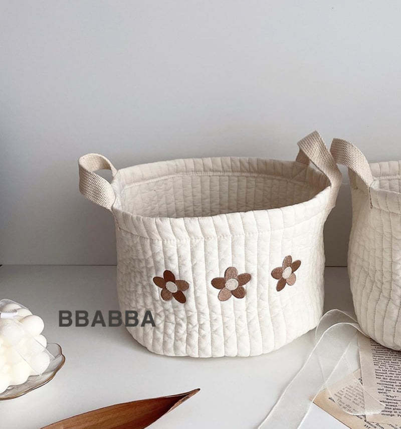 Bbabba - Korean Baby Fashion - #babyootd - Quilted Embroidered Bag - 5