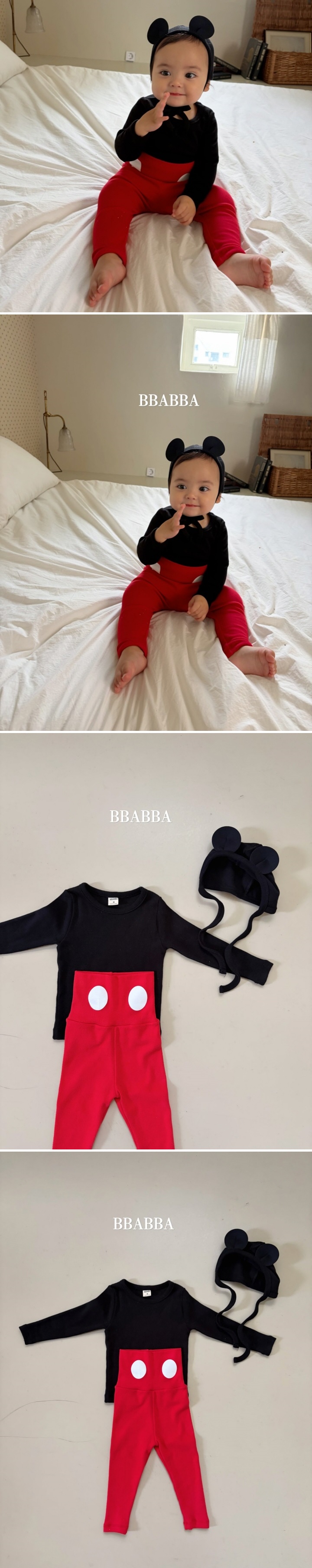 Bbabba - Korean Baby Fashion - #babyoutfit - Mouse Bonnet