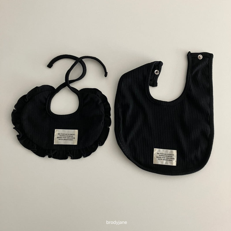 Brody Jane - Korean Baby Fashion - #babyclothing - Black Bib - 3