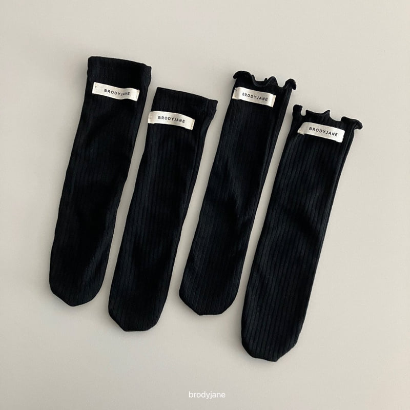 Brody Jane - Korean Baby Fashion - #babyfashion - Black Socks - 3