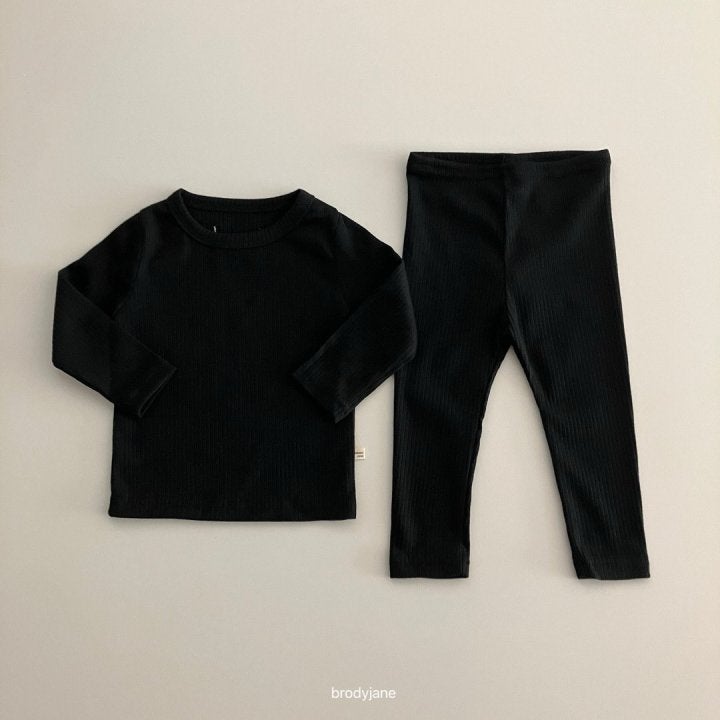 Brody Jane - Korean Baby Fashion - #onlinebabyshop - Black Set-up - 2