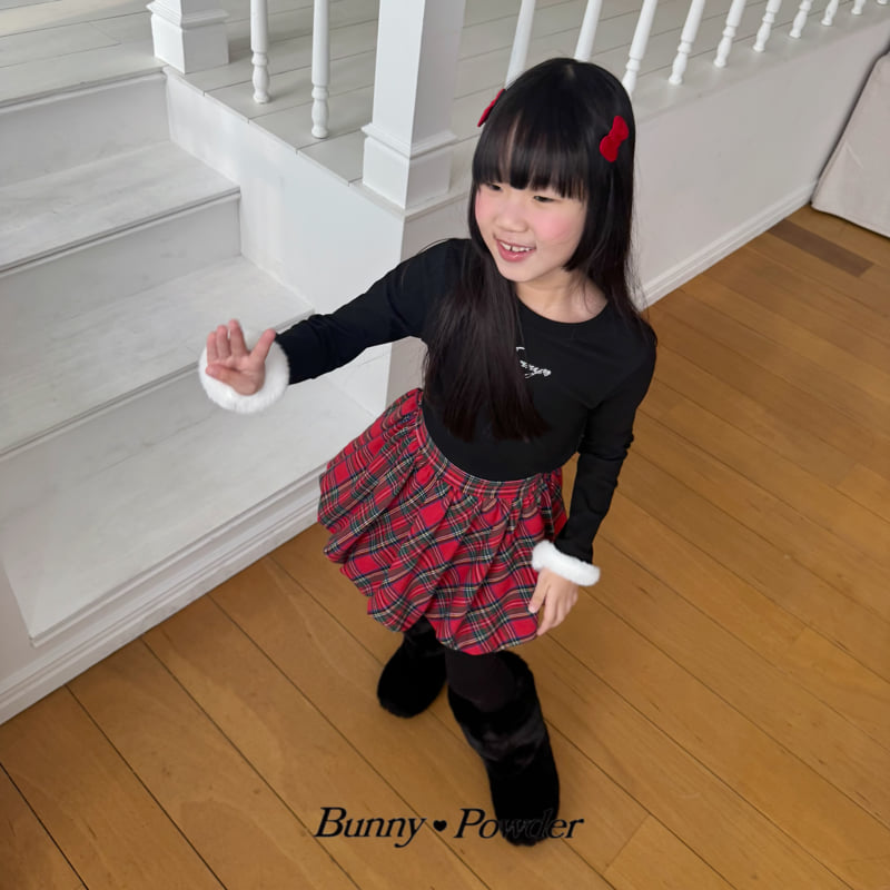 Bunny Powder - Korean Children Fashion - #childofig - Check Balloon Skirt - 11