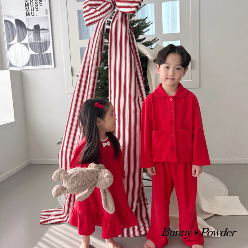 Bunny Powder - Korean Children Fashion - #discoveringself - Santa Pajamas - 11