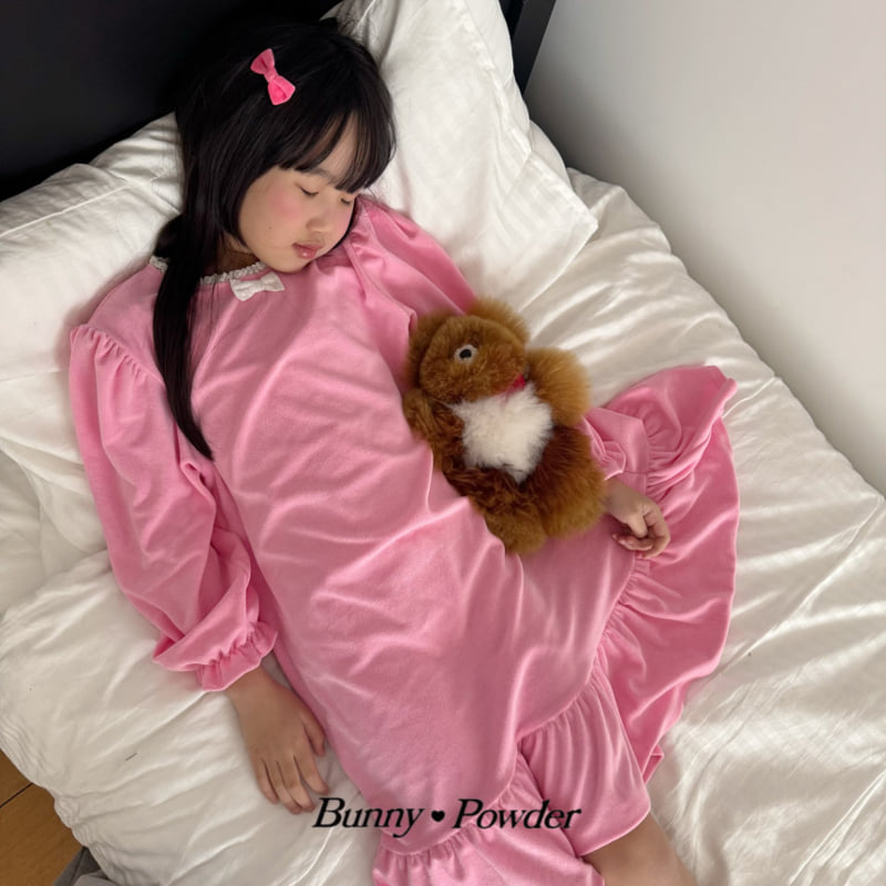 Bunny Powder - Korean Children Fashion - #discoveringself - Merry Pajama One-piece
