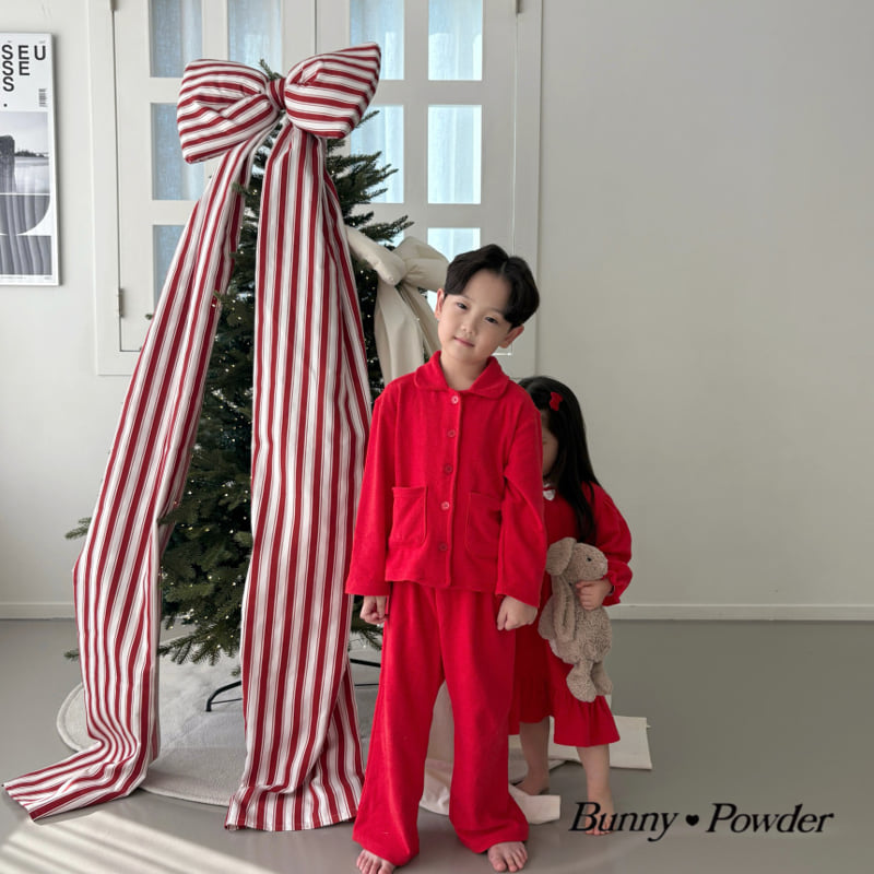 Bunny Powder - Korean Children Fashion - #fashionkids - Santa Pajamas - 12