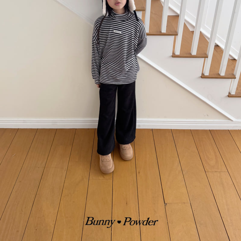 Bunny Powder - Korean Children Fashion - #todddlerfashion - Soft Turtleneck Tee - 6