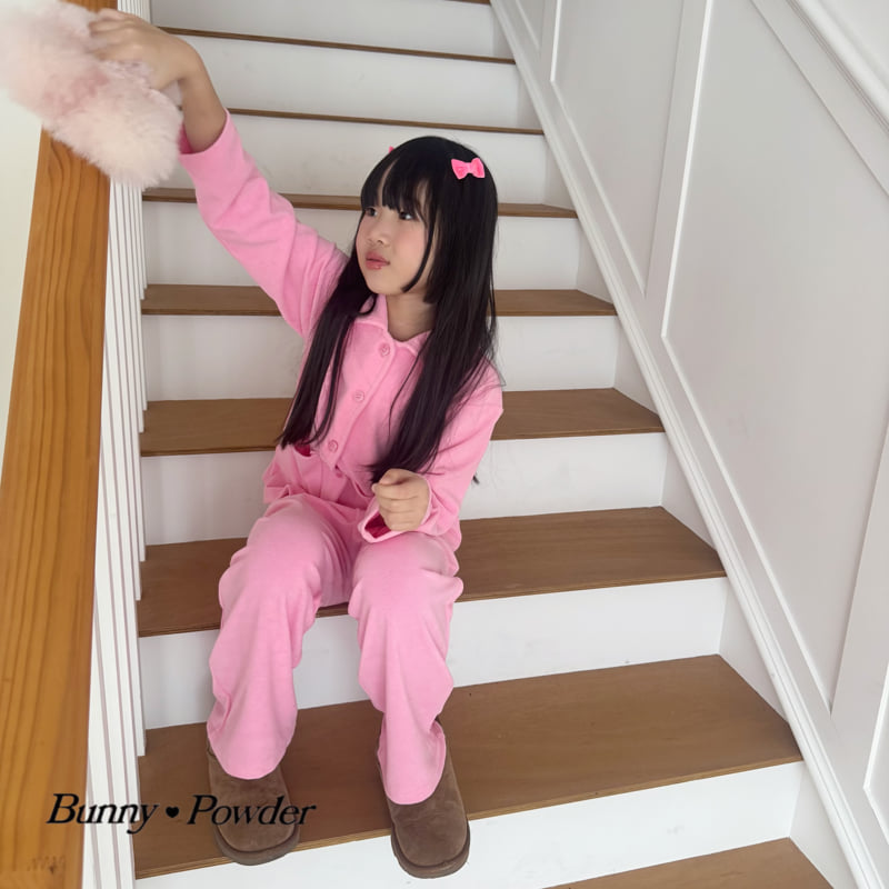 Bunny Powder - Korean Children Fashion - #todddlerfashion - Santa Pajamas - 5