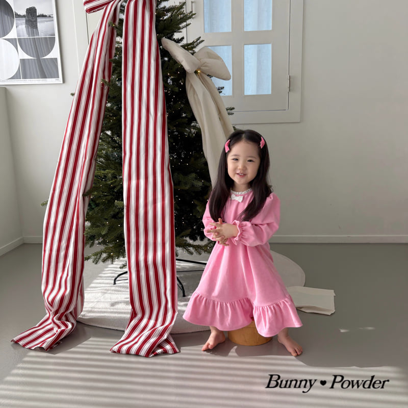 Bunny Powder - Korean Children Fashion - #toddlerclothing - Merry Pajama One-piece - 12