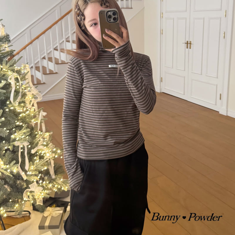 Bunny Powder - Korean Women Fashion - #momslook - Soft Turtleneck Tee (Adult) - 10