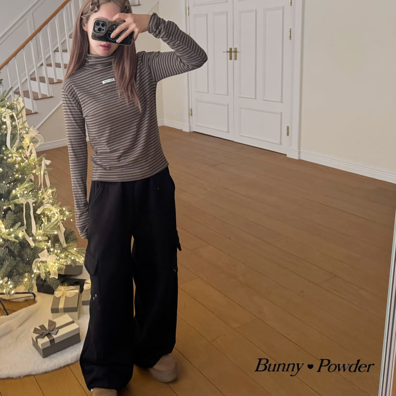 Bunny Powder - Korean Women Fashion - #momslook - Soft Turtleneck Tee (Adult) - 8