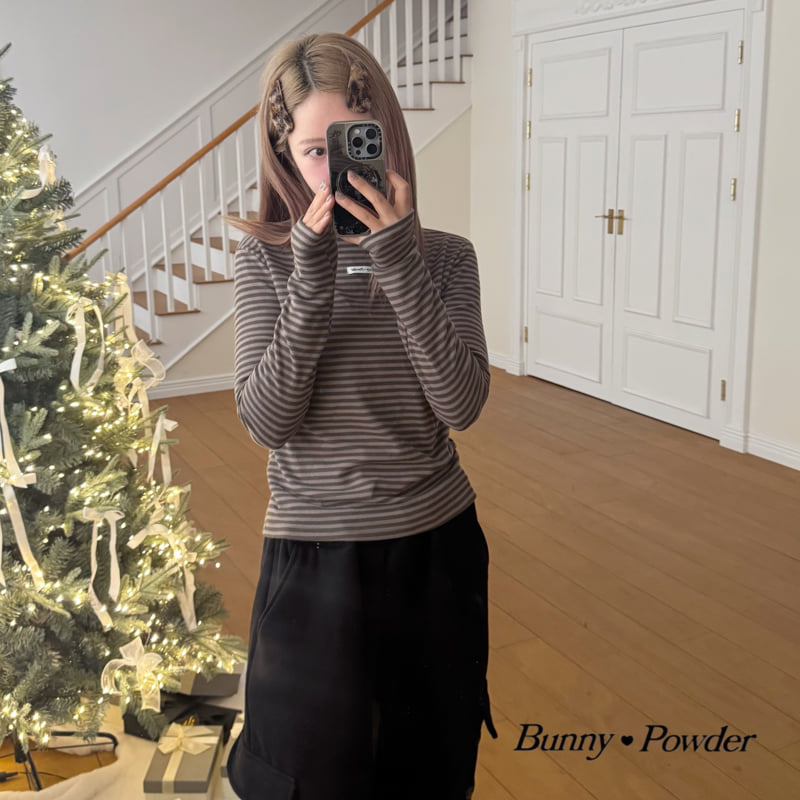 Bunny Powder - Korean Women Fashion - #womensfashion - Soft Turtleneck Tee (Adult) - 11