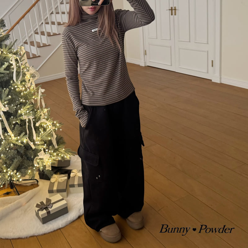 Bunny Powder - Korean Women Fashion - #womensfashion - Soft Turtleneck Tee (Adult) - 7