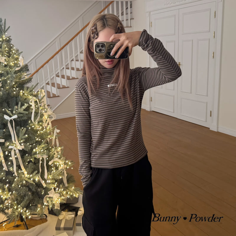 Bunny Powder - Korean Women Fashion - #womensfashion - Soft Turtleneck Tee (Adult) - 9