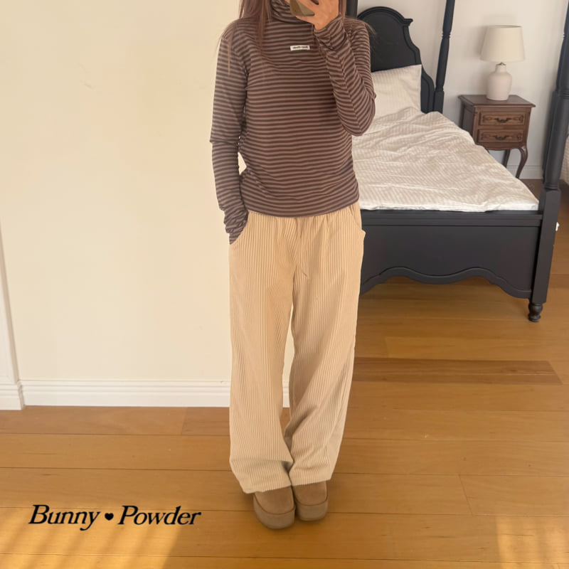 Bunny Powder - Korean Women Fashion - #womensfashion - Latte Pants (Adult) - 8