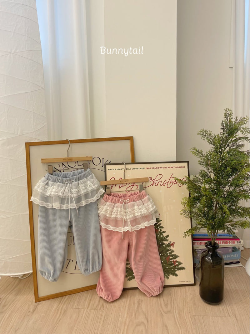 Bunnytail - Korean Children Fashion - #Kfashion4kids - Lace Jogger Pants - 6