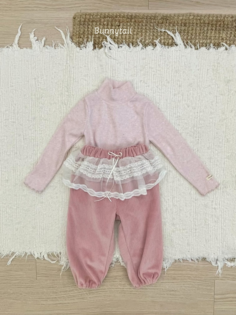 Bunnytail - Korean Children Fashion - #childofig - Lace Jogger Pants - 11