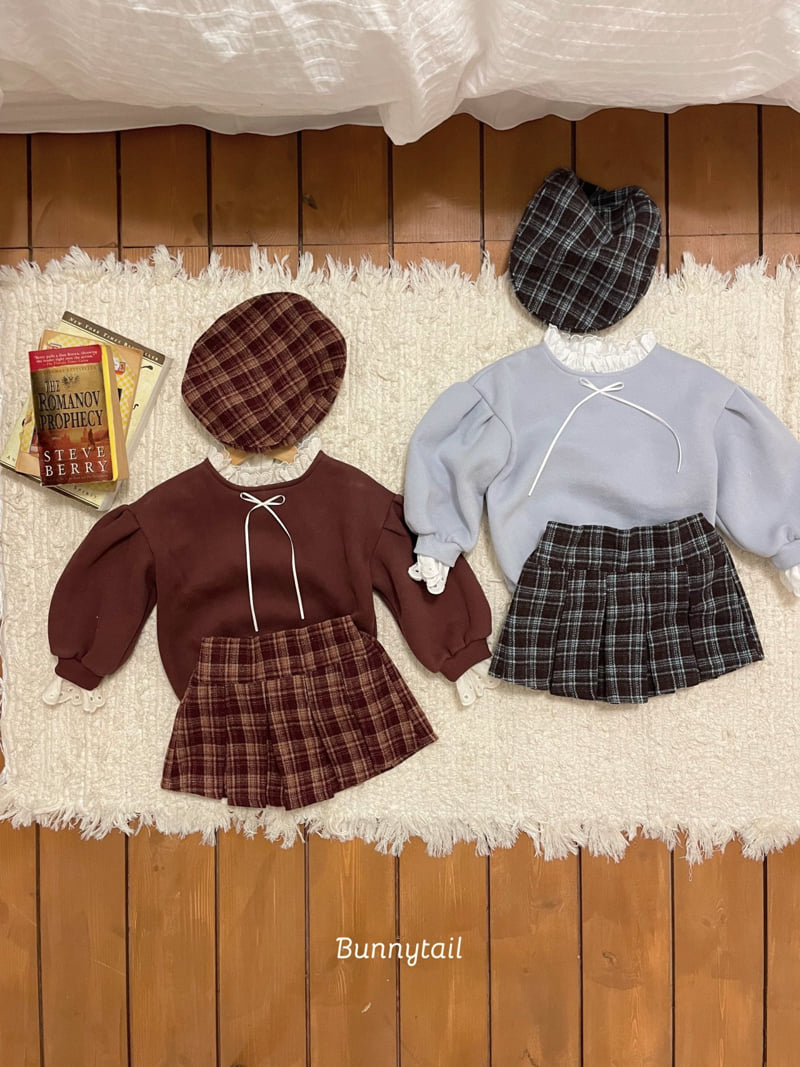 Bunnytail - Korean Children Fashion - #childrensboutique - Rose Check Skirt Pants - 9