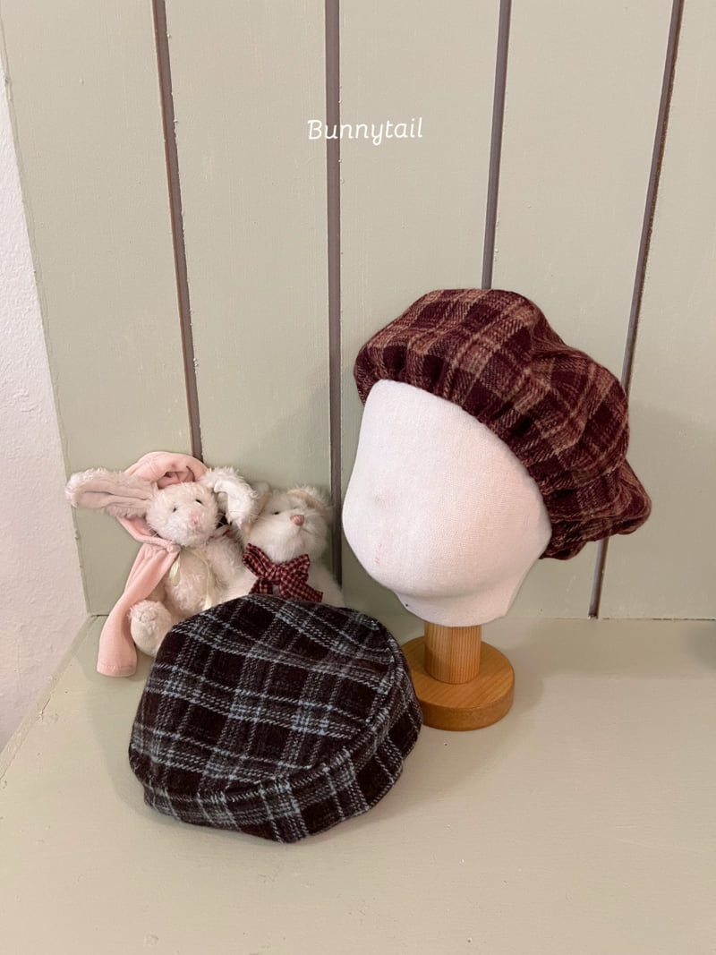Bunnytail - Korean Children Fashion - #childrensboutique - Rose Check Beret - 7