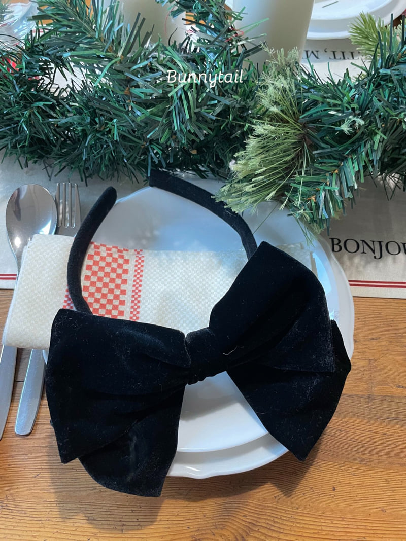Bunnytail - Korean Children Fashion - #designkidswear - Velvet Ribbon Band - 3