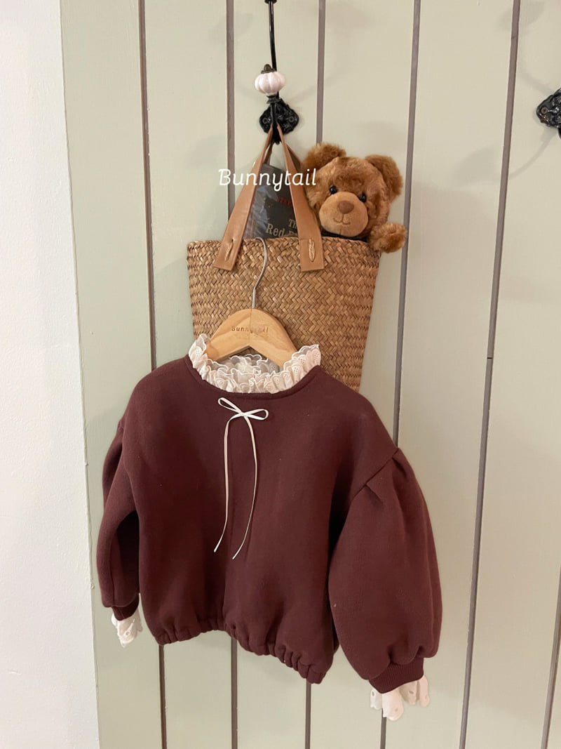 Bunnytail - Korean Children Fashion - #discoveringself - Lace Sweatshirt - 10