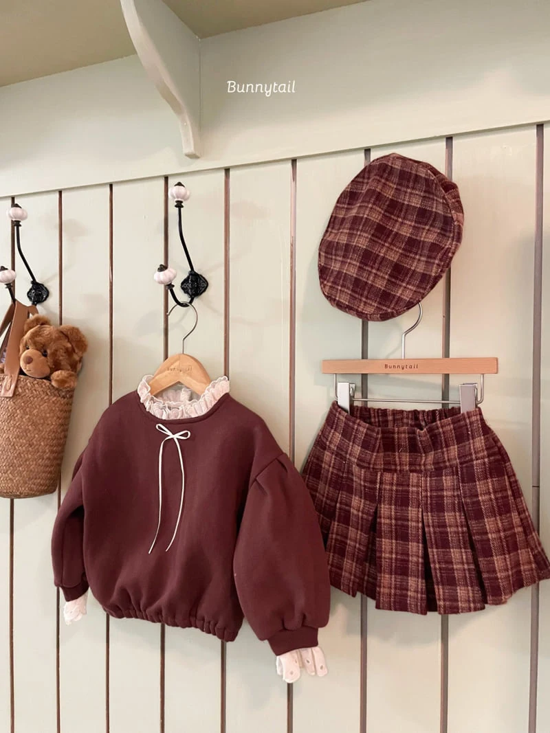 Bunnytail - Korean Children Fashion - #discoveringself - Rose Check Beret - 9