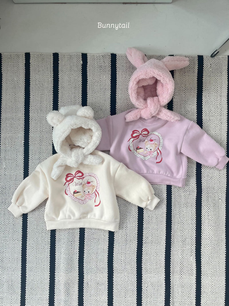 Bunnytail - Korean Children Fashion - #kidsshorts - Cheese Bear Sweatshirt - 8