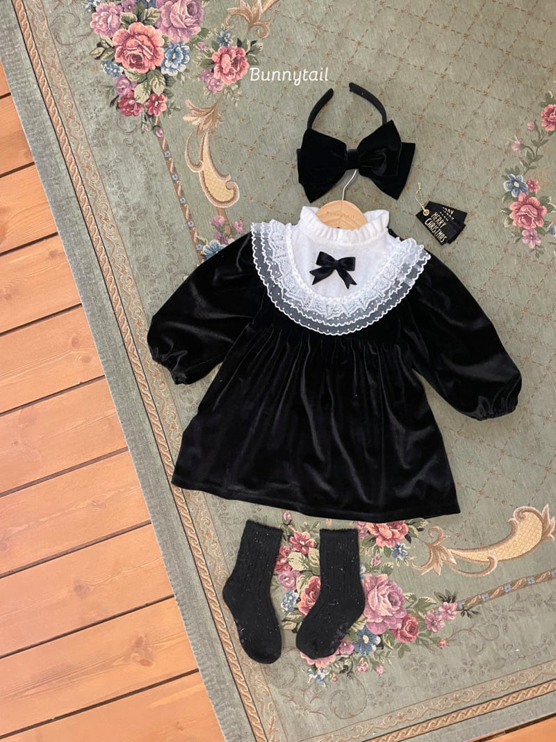 Bunnytail - Korean Children Fashion - #kidzfashiontrend - Velvet Ribbon Band - 8