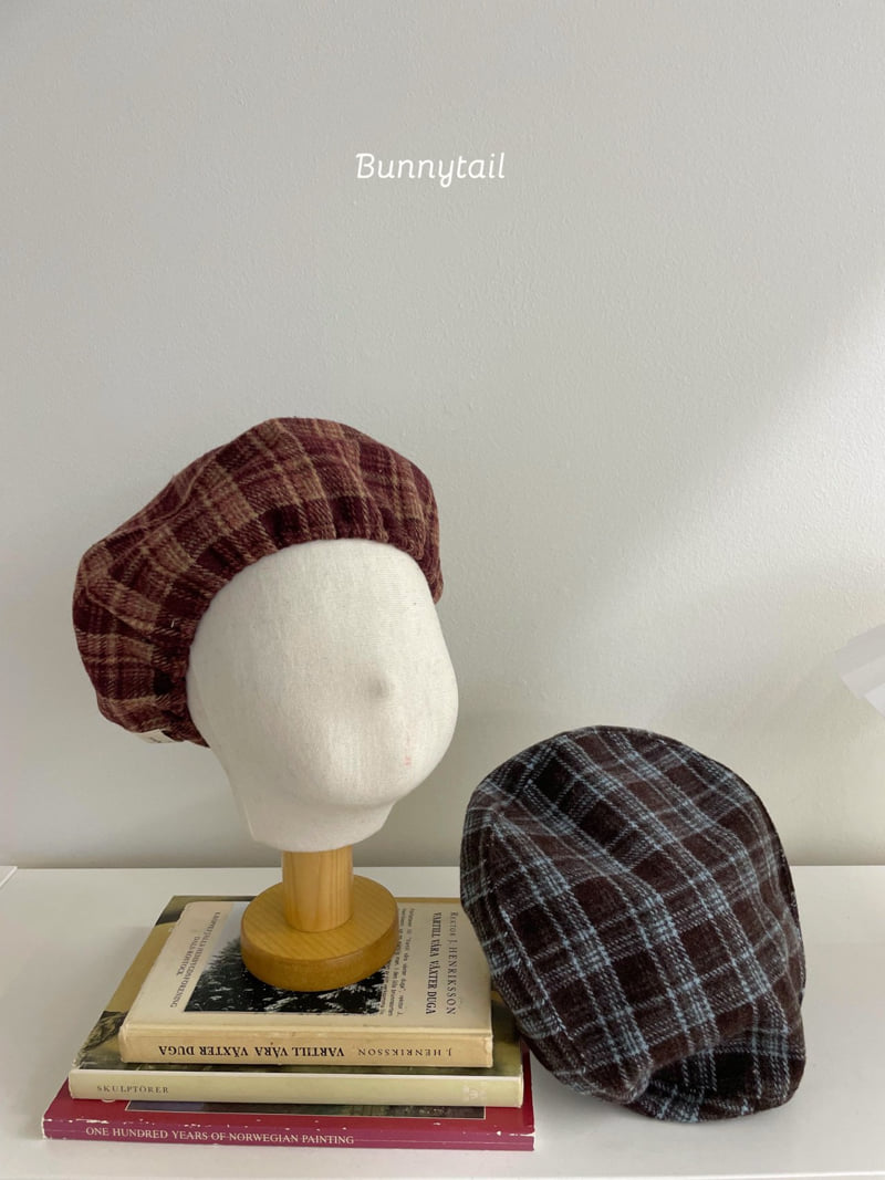 Bunnytail - Korean Children Fashion - #littlefashionista - Rose Check Beret