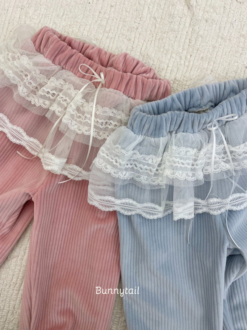 Bunnytail - Korean Children Fashion - #magicofchildhood - Lace Jogger Pants - 8
