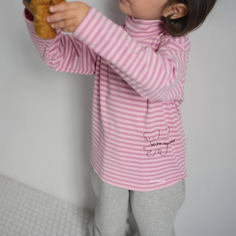 Buttercup - Korean Children Fashion - #Kfashion4kids - Joy Pin Mock Neck Tee - 5
