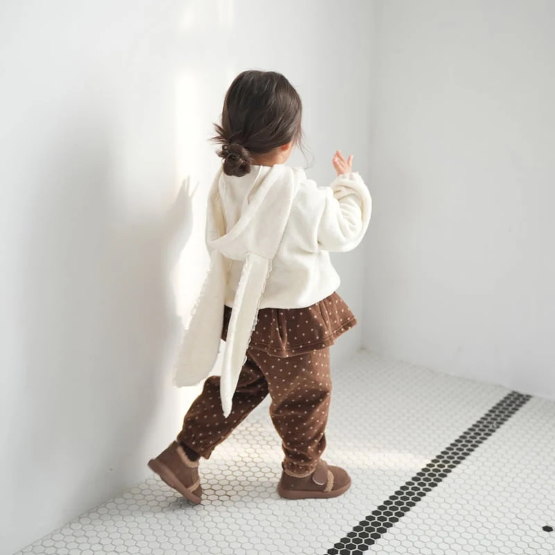 Buttercup - Korean Children Fashion - #childofig - Rabbit Fleece Hoodie - 9