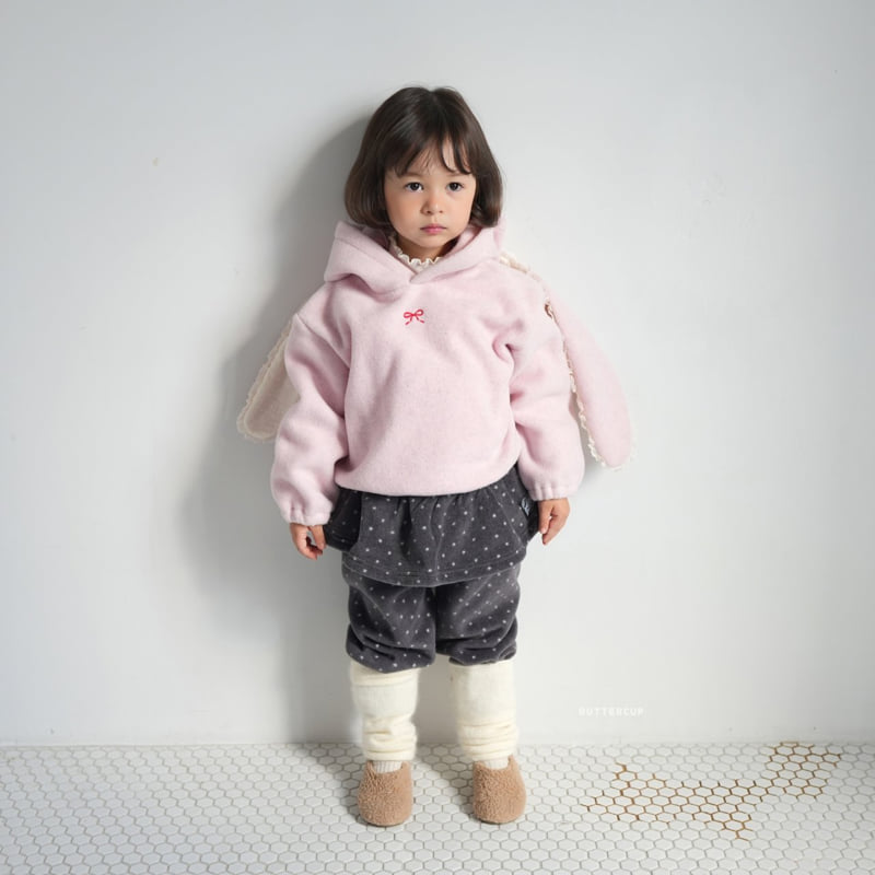 Buttercup - Korean Children Fashion - #childrensboutique - Rabbit Fleece Hoodie - 10