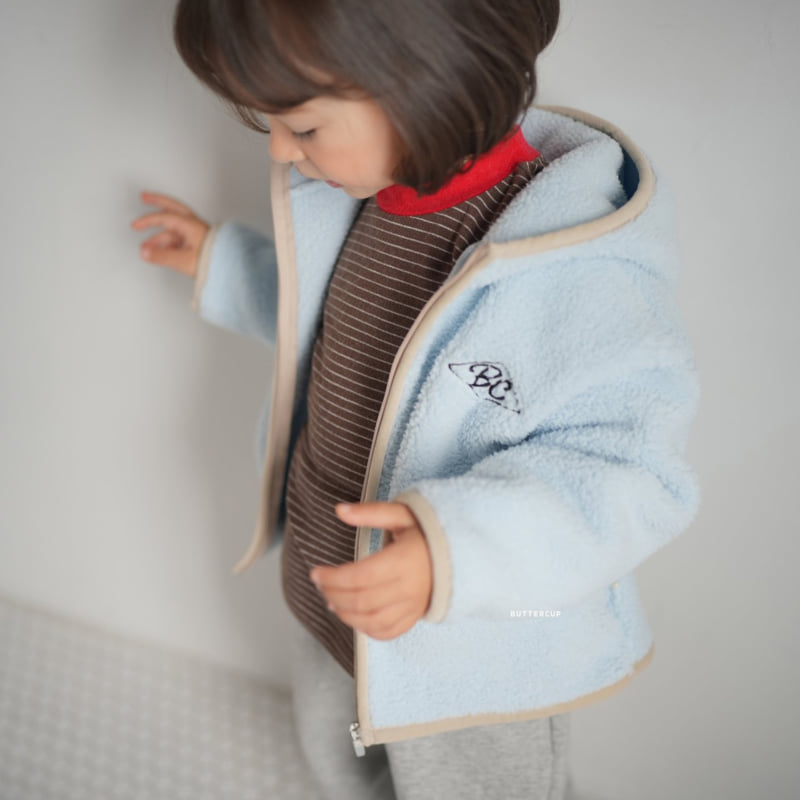 Buttercup - Korean Children Fashion - #childrensboutique - Hood Bubble Zip-Up Jacket - 6