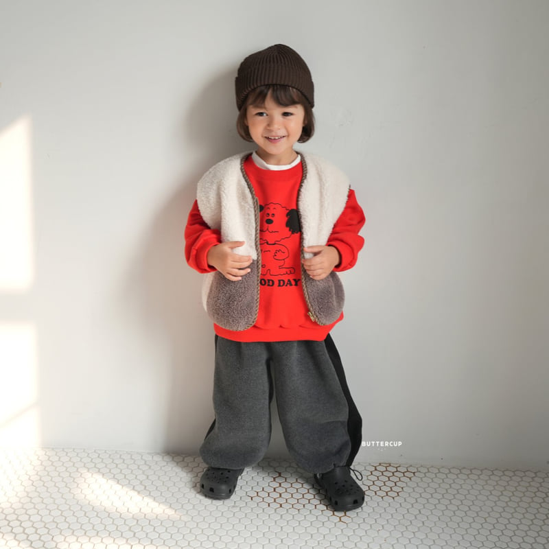 Buttercup - Korean Children Fashion - #discoveringself - Cat Fleece Zip-Up Vest - 9