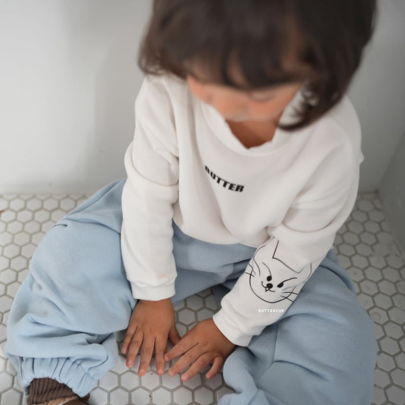 Buttercup - Korean Children Fashion - #fashionkids - Butter Cat Mock Neck Tee - 3