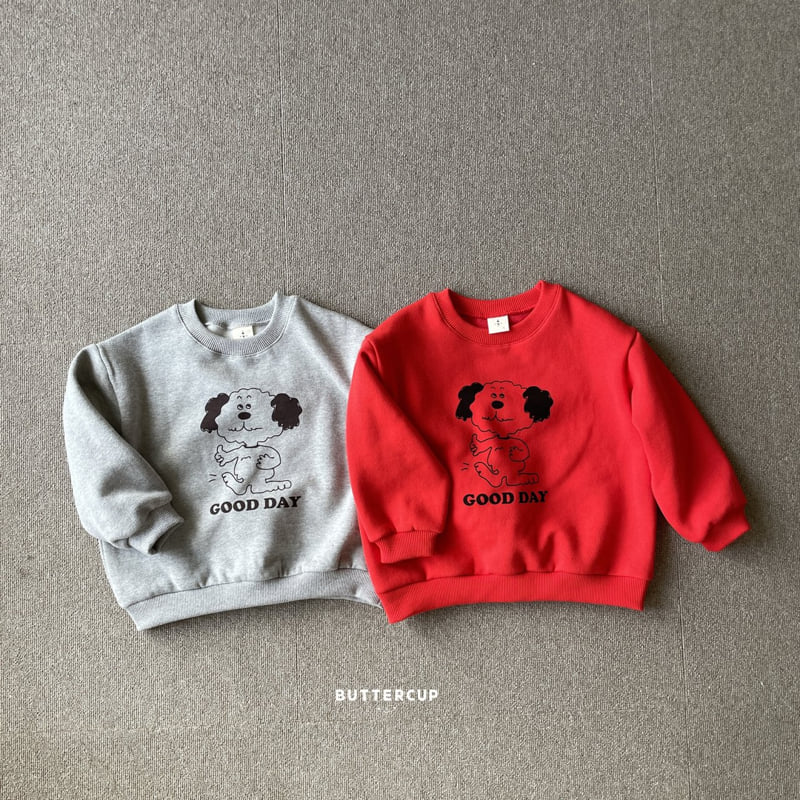 Buttercup - Korean Children Fashion - #kidsshorts - Good Day Puppy Sweatshirt