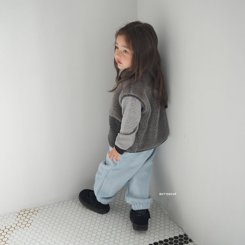 Buttercup - Korean Children Fashion - #kidsshorts - Cat Fleece Zip-Up Vest - 11