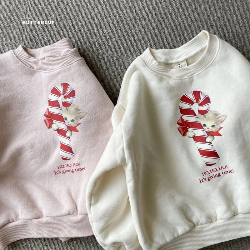 Buttercup - Korean Children Fashion - #kidsstore - Candy Cat Sweatshirt