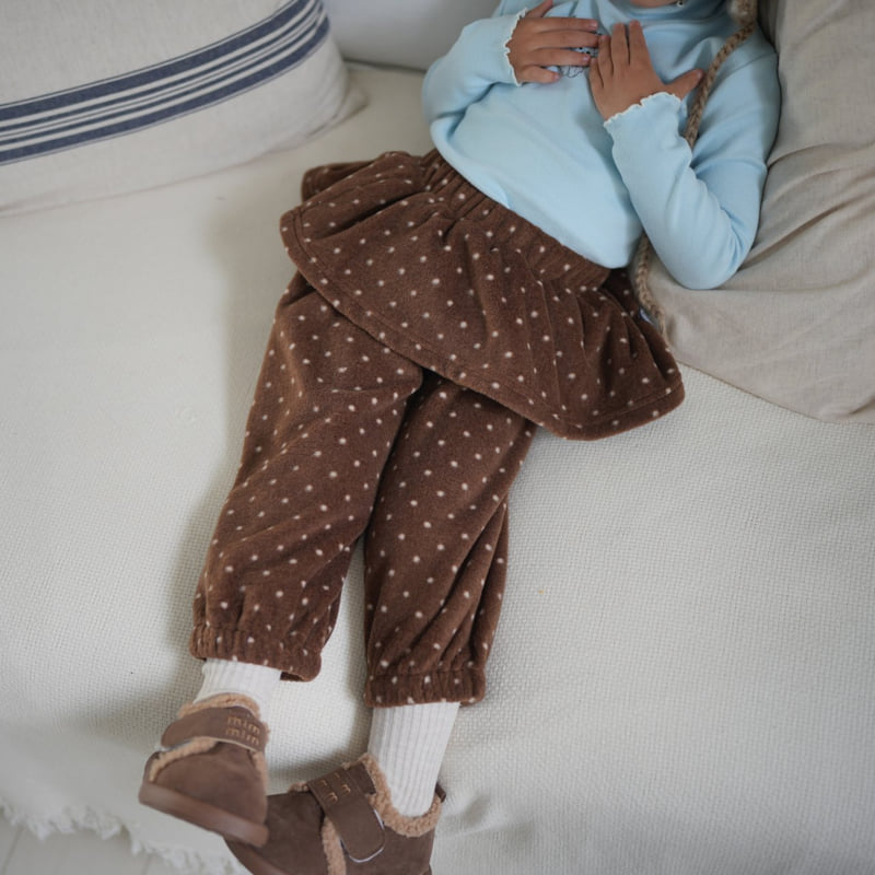 Buttercup - Korean Children Fashion - #kidsstore - Mini Dot Flare Pants - 6