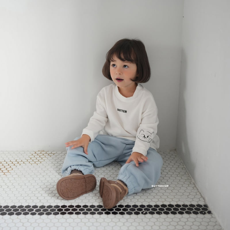 Buttercup - Korean Children Fashion - #kidzfashiontrend - Butter Cat Mock Neck Tee - 6