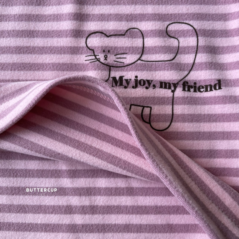 Buttercup - Korean Children Fashion - #kidsstore - Joy Pin Mock Neck Tee - 4