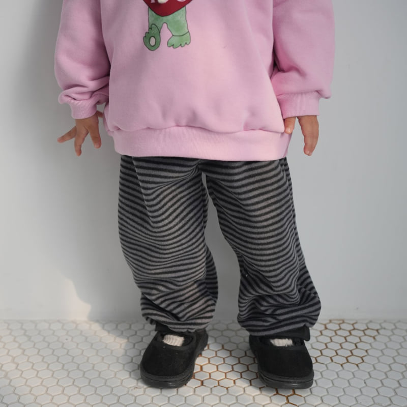 Buttercup - Korean Children Fashion - #kidzfashiontrend - Pin Fleece Pants - 6
